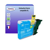 Cartouche compatible Brother LC1100/980 XL Cyan