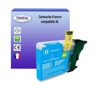 Cartouche compatible Brother LC1100/980 XL Cyan