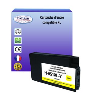 Cartouche compatible HP 951XL (CN048AE/CN052AE) - Jaune - 26ml