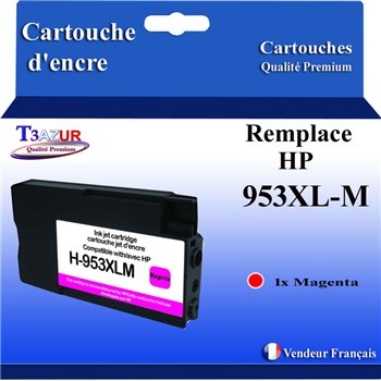 Cartouche compatible HP 953XL (F6U17AE/F6U13AE) - Magenta - 26ml