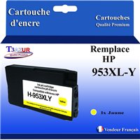 Cartouche compatible HP 953XL (F6U18AE/F6U14AE) - Jaune - 26ml