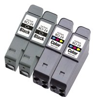 Lot de 4 Cartouches compatibles pour CANON BCI-21/24