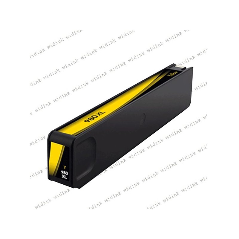 Cartouche compatible HP 980 (D8J09A) - Jaune -110ml