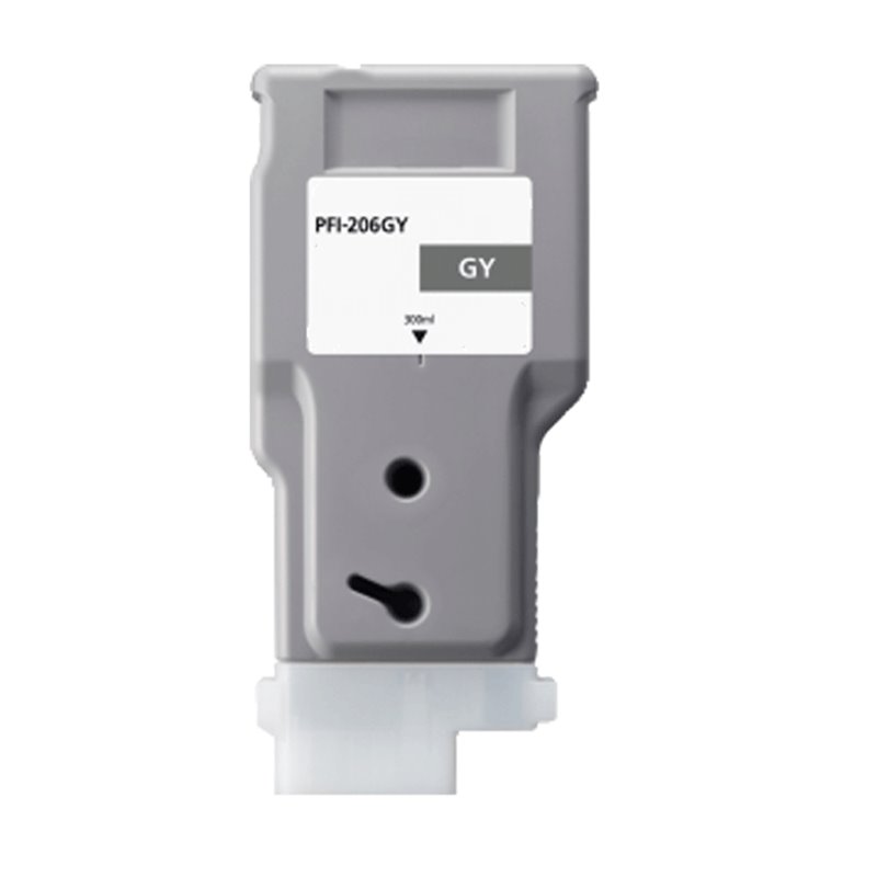 Cartouche générique Canon PFI206 (PFI206GY/5312B001) Gris (300ml) Cartouche générique Canon PFI206 (PFI206GY/5312B001) Gris (300ml)
