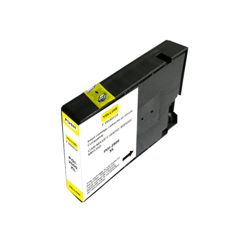 Cartouche compatible pour CANON PGI-2500 XL Jaune