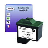 Cartouche compatible Lexmark 16/17 (10N0016E/10NX217E) - Noire - 15ml