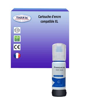 Encre compatible Epson 104 (C13T00P240 - Cyan 70ml