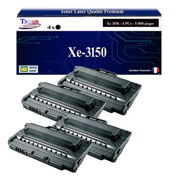 4x Toners compatibles Xerox Phaser 3150 (109R00747) - 5 000 pages