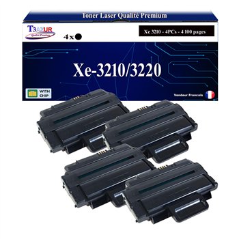 4x Toners compatibles Xerox WorkCentre 3210/3220 (106R01486)- 4 100 pages