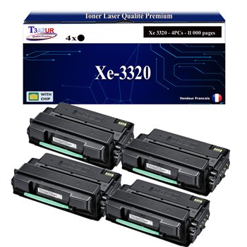 4x Toners compatibles Xerox Phaser 3320 (106R02307)- 11 000 pages
