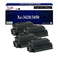 4x Toners compatibles Xerox 3420/ 3450- 10 000 pages