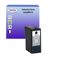 Cartouche compatible Lexmark 23 (18C1523E) - Noire - 21ml