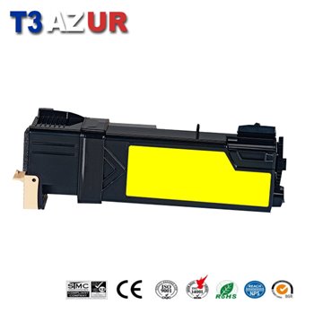 Toner compatible Xerox Phaser 6128 (106R01454)-Jaune - 2 500 pages