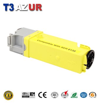 Toner compatible Xerox Phaser 6130 (106R01280)-Jaune -1 900 pages