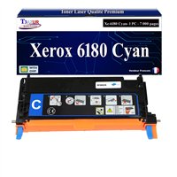 Toner compatible Xerox Phaser 6180 (113R00723)-Cyan - 7 000 pages