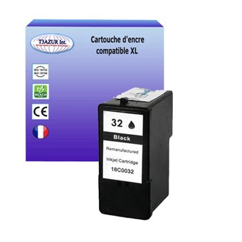 Cartouche compatible Lexmark 32 (18CX032E) - Noire- 21ml