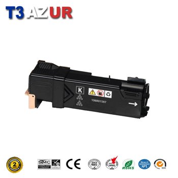 Toner compatible Xerox Phaser 6500 (106R01597)-Noire - 3 000 pages