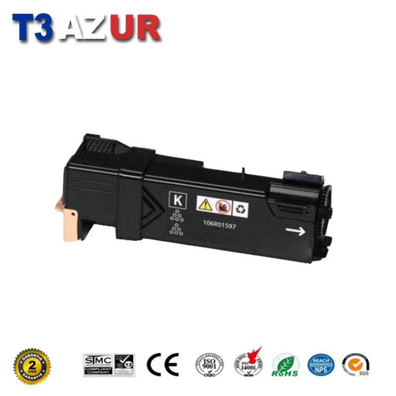 Toner compatible Xerox Phaser 6500 (106R01597)-Noire - 3 000 pages