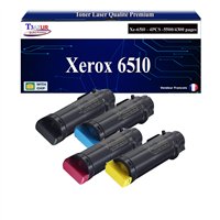 Lot de 4 Toners compatibles Xerox Phaser 6510/WorkCentre 6515
