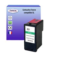 Cartouche compatible Lexmark 33 (18CX033E) - Couleur - 15ml