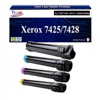 4x Toners compatibles Xerox WorkCentre 7425/ 7428/ 7435