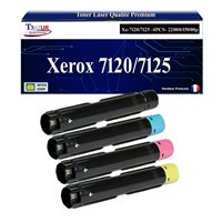 4x Toners compatibles Xerox WorkCentre 7120/ 7125/ 7220/ 7225