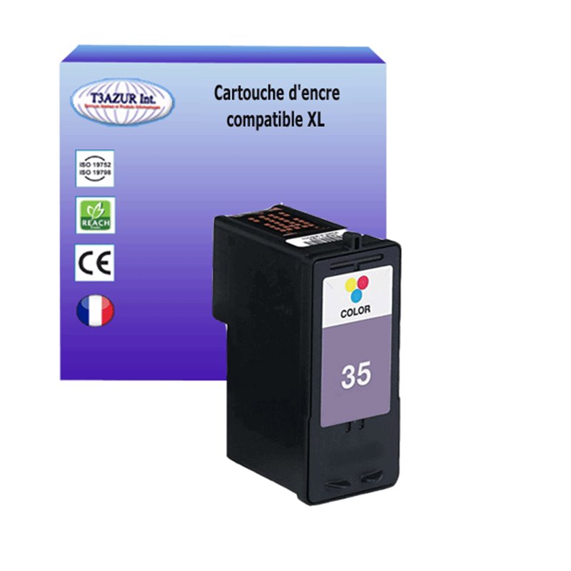 Cartouche compatible Lexmark 35 (18C0035E) - Couleur -15ml