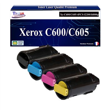 4x Toners compatibles Xerox VersaLink C600/ C605