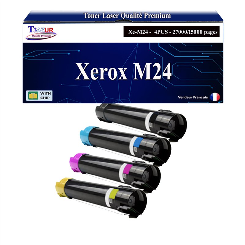 4x Toners compatibles Xerox WorkCentre M24
