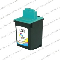 Cartouche compatible Lexmark 60 (17G0060E) - Couleur - 24ml