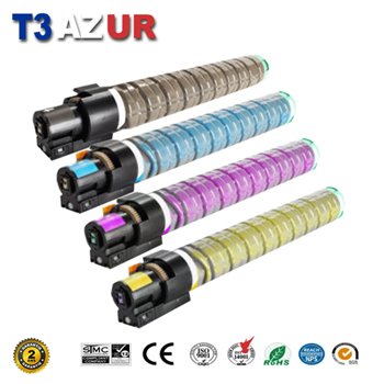 Toner compatible Ricoh Aficio MPC300/MPC400/MPC401 (841550/841299) -Noire -10 000 pages