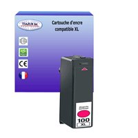 Cartouche compatible Lexmark 100XL (14N1070E/14N1094E/14N0901E/14N0921E) - Magenta -12,50ml