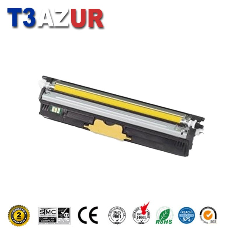 Toner compatible OKI C110/C130/MC160 (44250721)- Jaune - 2 500 pages