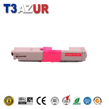 Toner compatible OKI C301DN/C321DN/MC342DN - Magenta - 1 500 pages