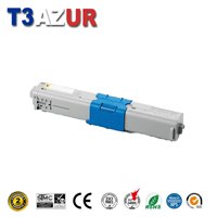 Toner compatible OKI C332DN/MC363DN/MD363DN (46508709/46508713)- Jaune -3 000 pages