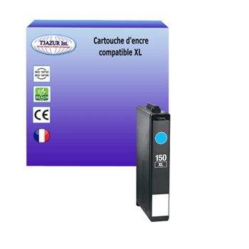 Cartouche compatible Lexmark 150XL (14N1615E/14N1642E/14N1608E) - Cyan- 18ml