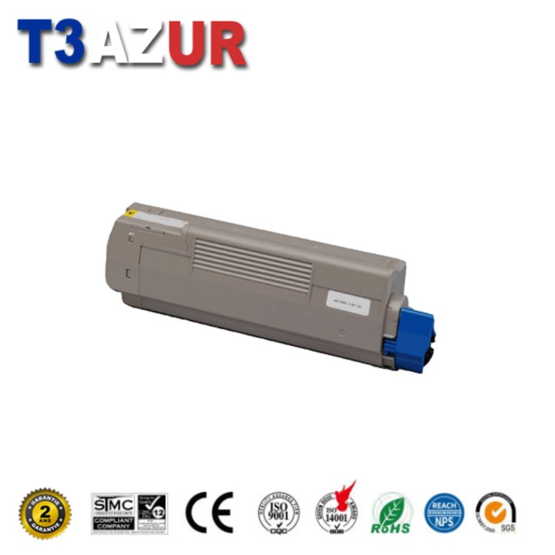 Toner compatible OKI C5650/C5750 (43872305) -Jaune -2 000 pages