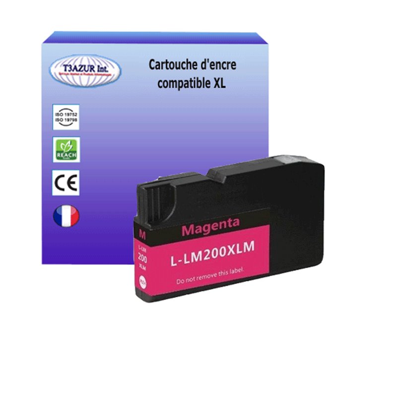 Cartouche compatible Lexmark 200XL (14L0199) - Magenta - 32ml