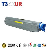 Toner compatible OKI C3520/C3530/MC350/MC360 (43459369)- Jaune -2 000 pages