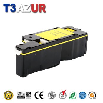 Toner compatible Dell C1660W (593-11131/V53F6/XY7N4) - Jaune - 1 000 pages