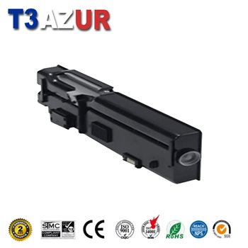 Toner compatible Dell C2660DN/C2665DNF (593-BBBU/67H2T/RD80W) - Noire - 6 000 pages