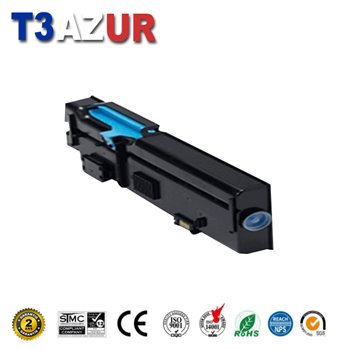 Toner compatible Dell C2660DN/C2665DNF (593-BBBT/488NH/TW3NN) - Cyan- 4 000 pages