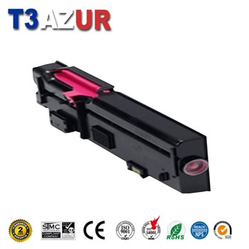 Toner compatible Dell C2660DN/C2665DNF (593-BBBS/V4TG6/VXCWK) - Magenta - 4 000 pages