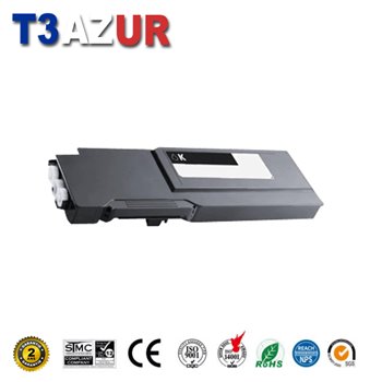 Toner compatible Dell C3760/C3765DNF (593-11119) - Noire - 11 000 pages