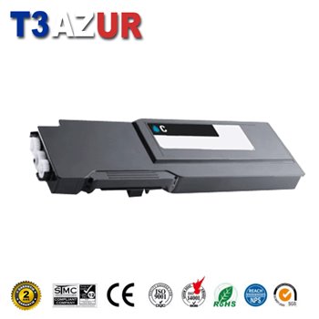 Toner compatible Dell C3760/C3765DNF (593-11122) - Cyan - 9 000 pages