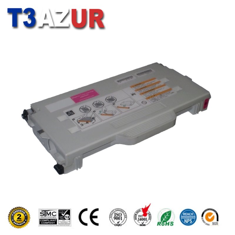 Toner Laser compatible avec Lexmark C510 (20K1401) Magenta - 6 500p