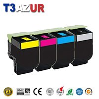 Lot de 4 Toners compatibles Lexmark CS310/ CS410/ CS510