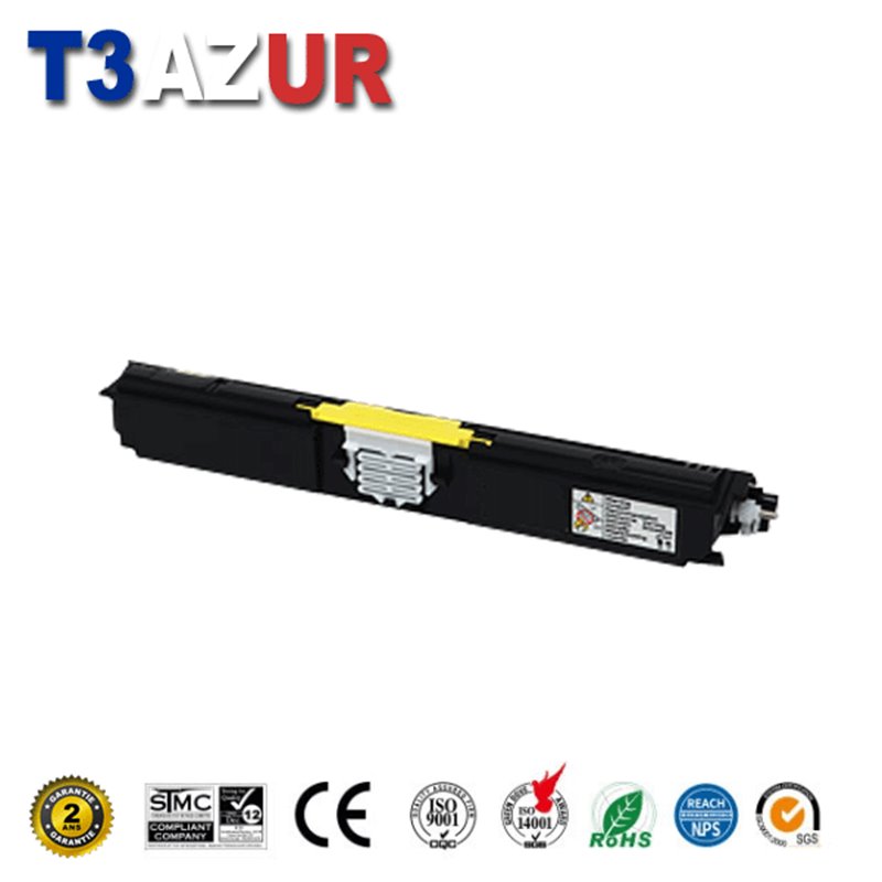 Toner compatible Epson Aculaser C1600/CX16 (C13S050554) - Jaune - 2 700 pages