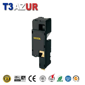 Toner compatible Epson Aculaser C1700/CX17 (C13S050611) - Jaune - 1 400 pages