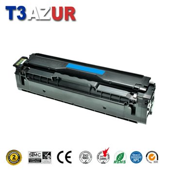 Toner compatible Samsung CLT-C505L (SU035A) - Cyan - 3 500 pages